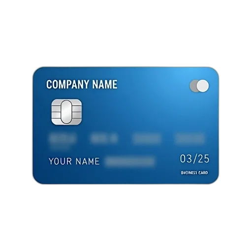 digital, illustration, credit, card, blue, background, company, name transparent PNG cut-out