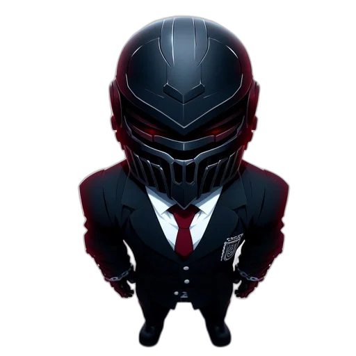 mask, robot, concept art, comic book art, 3d render, cyberpunk, individual, stands transparent PNG cut-out