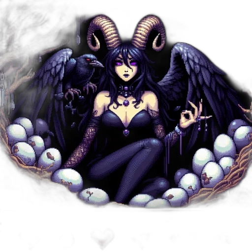 jewelry, fantasy art, pixel art, concept art, comic book art, dark, ethereal, figure transparent PNG cut-out