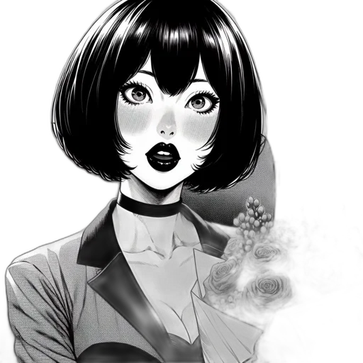 mask, face, staff, dress, comic book art, cartoon, anime, fantasy art transparent PNG cut-out