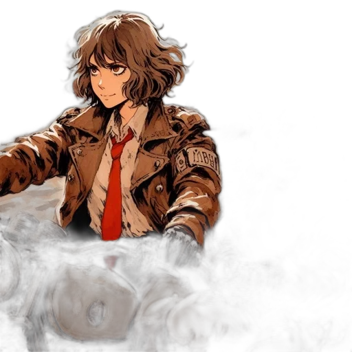jacket, concept art, watercolor, fantasy art, anime, fog, fire, snow transparent PNG cut-out