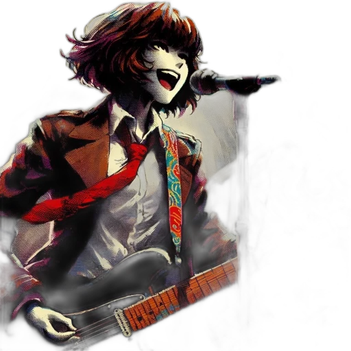 jacket, mask, face, concept art, comic book art, watercolor, photorealistic, animated transparent PNG cut-out