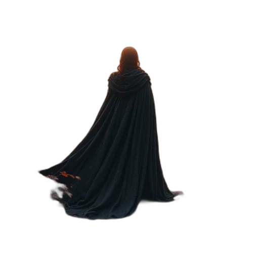 dress, jacket, creature, umbrella, concept art, 3d render, pixel art, fantasy art transparent PNG cut-out