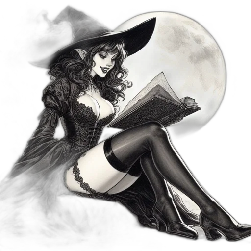 dress, fantasy art, comic book art, concept art transparent PNG cut-out