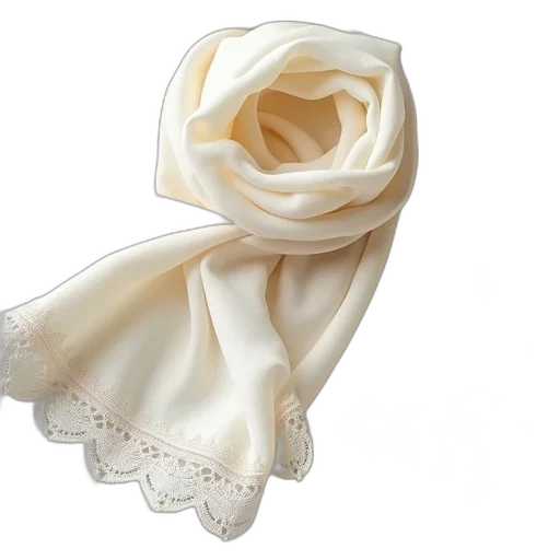 jewelry, flower, cream, white transparent PNG cut-out