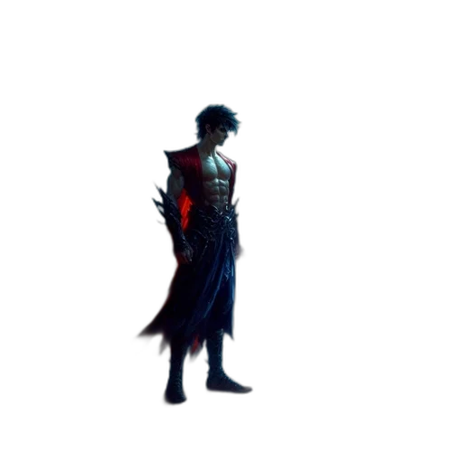 staff, sword, jacket, weapon, concept art, pixel art, fantasy art, comic book art transparent PNG cut-out
