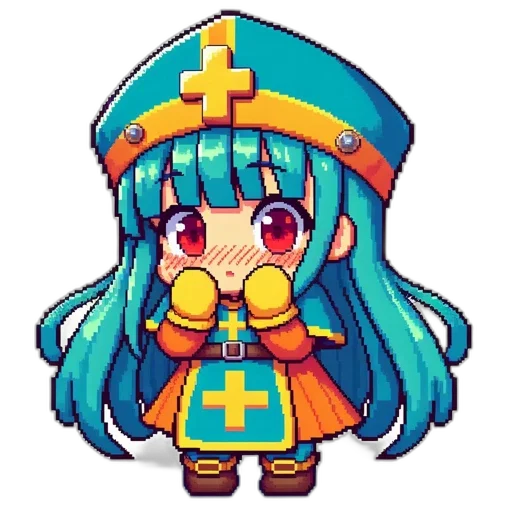 staff, weapon, crown, sword, pixel art, anime, fantasy art, cartoon transparent PNG cut-out