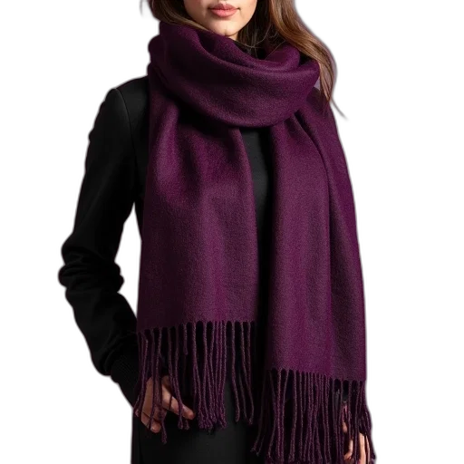 dark, purple, pasknak, scarf, fringes transparent PNG cut-out
