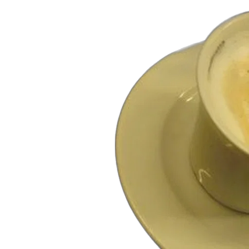 food, 3d render, photorealistic, cup, cappuccino, lemon, napkin, next transparent PNG cut-out