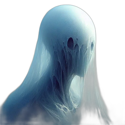 mask, creature, hair, face, concept art, 3d render, photorealistic, fantasy art transparent PNG cut-out