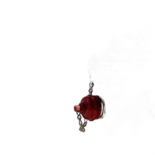 jewelry, crown, staff, food, 3d render, photorealistic, red, white transparent PNG cut-out