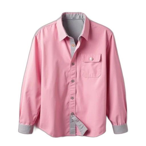 jacket, pastel, pink, shirt, light, grey, lining transparent PNG cut-out