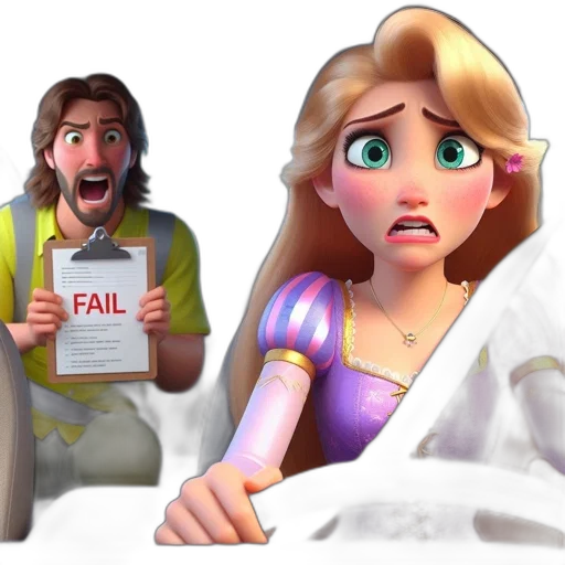 3d render, concept art, fire, two, animated, characters, bearded, man transparent PNG cut-out
