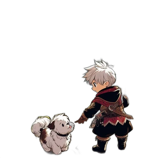 animal, weapon, staff, creature, pixel art, fantasy art, concept art, anime transparent PNG cut-out