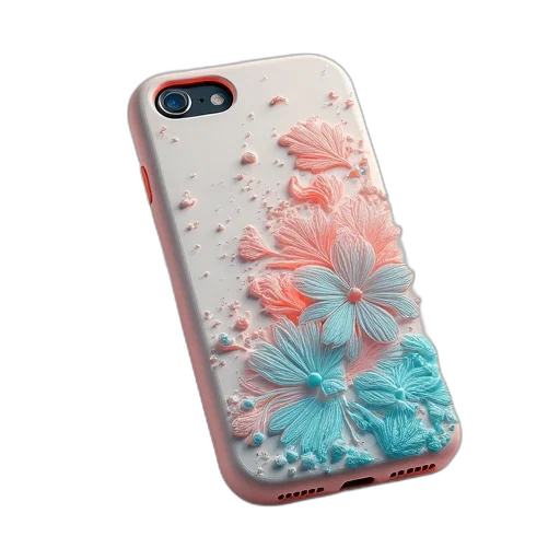 flower, pastel, print, iphone transparent PNG cut-out