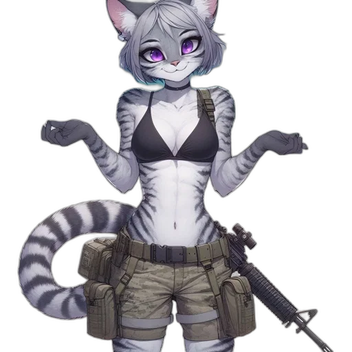 weapon, staff, animal, concept art, pixel art, fantasy art, anime, monochrome transparent PNG cut-out