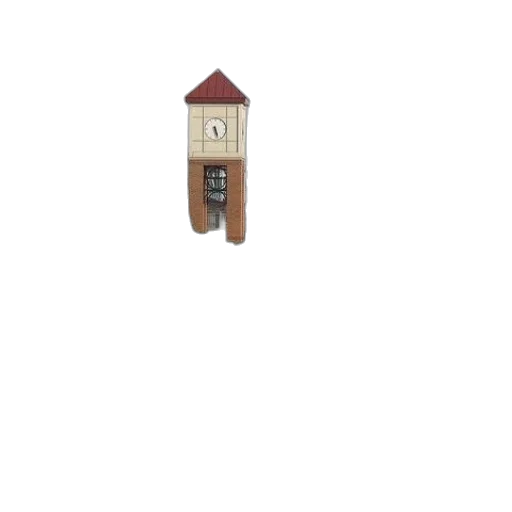 building, furniture, bottle, robot, 3d render, pixel art, concept art, photorealistic transparent PNG cut-out