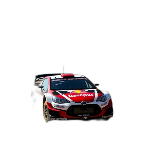 car, pixel art, concept art, photorealistic, 3d render, red, white, racing transparent PNG cut-out