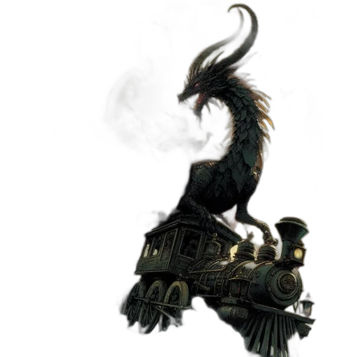 dragon, weapon, creature, animal, concept art, fantasy art, photorealistic, pixel art transparent PNG cut-out