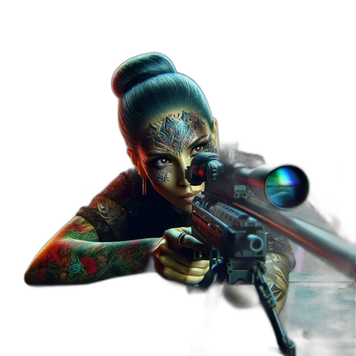 weapon, staff, sword, concept art, 3d render, cyberpunk, photorealistic, tattooed transparent PNG cut-out