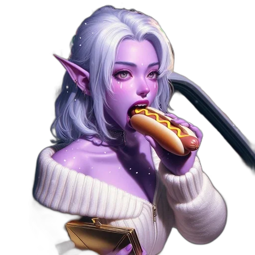 food, staff, concept art, fantasy art, pixel art, photorealistic, pastel, unique transparent PNG cut-out