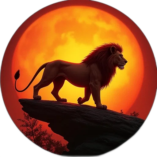 animal, crown, fantasy art, concept art transparent PNG cut-out