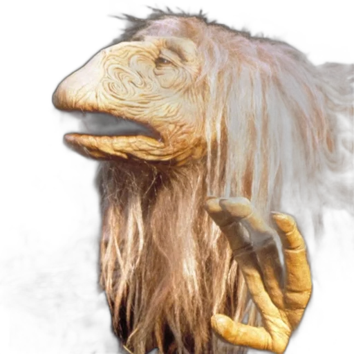 dragon, creature, hair, animal, photorealistic, concept art, fantasy art, 3d render transparent PNG cut-out