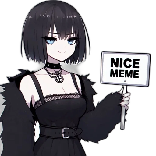 dress, weapon, creature, animal, anime, pixel art, cartoon, vaporwave transparent PNG cut-out