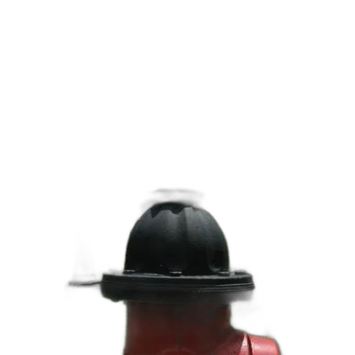 bottle, hat, weapon, robot, 3d render, concept art, photorealistic, red transparent PNG cut-out