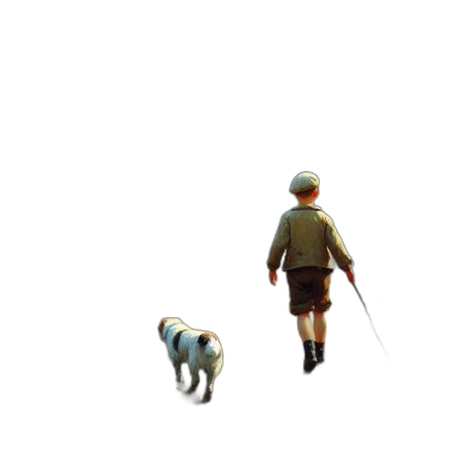 animal, staff, creature, pixel art, concept art, 3d render, watercolor, green transparent PNG cut-out