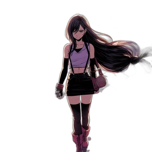 weapon, staff, dress, concept art, pixel art, anime, fantasy art, fog transparent PNG cut-out