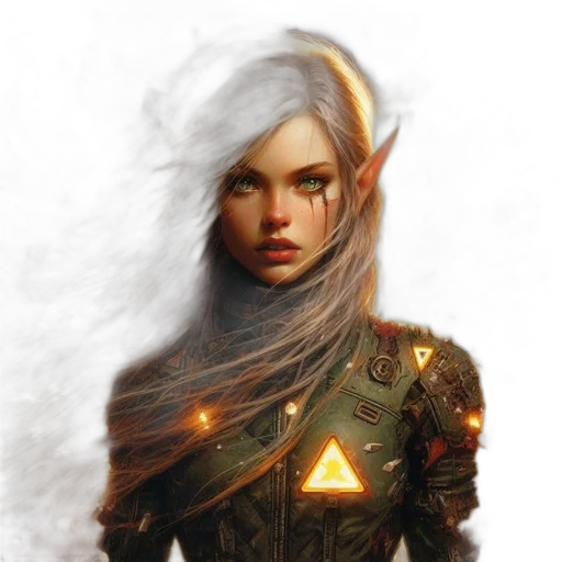 face, jacket, fantasy art, concept art, comic book art, photorealistic, fire, outer space transparent PNG cut-out
