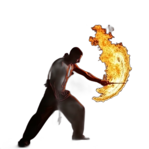 dragon, staff, weapon, concept art, pixel art, fantasy art, photorealistic, fire transparent PNG cut-out