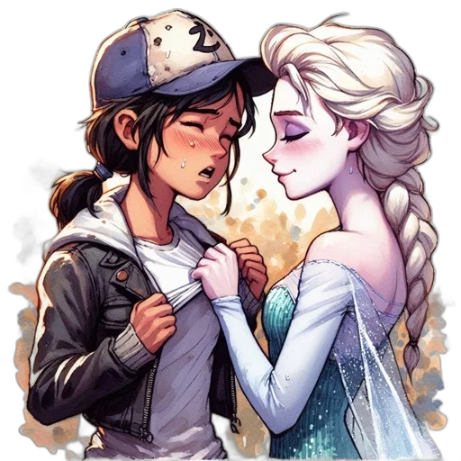 comic book art, pixel art, fantasy art, watercolor, underwater, snow, fire, outer space transparent PNG cut-out