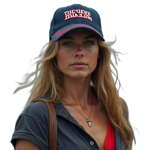 hat, staff, face, jacket, photorealistic, old, sailor, woman transparent PNG cut-out
