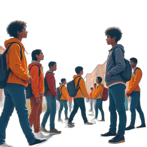 jacket, concept art, watercolor, comic book art transparent PNG cut-out