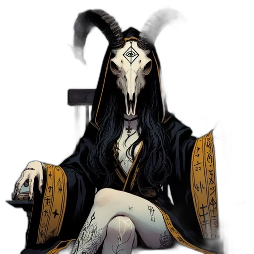 mask, dress, jewelry, concept art, fantasy art, comic book art, pixel art, enigmatic transparent PNG cut-out