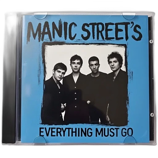 cover, featuring, band, manic, street, preachers, title, everything transparent PNG cut-out