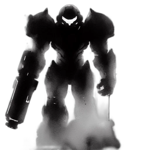 robot, weapon, concept art, 3d render, comic book art, photorealistic, large, armored transparent PNG cut-out