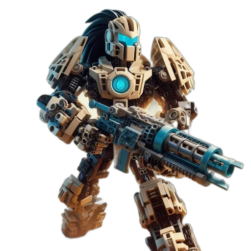 robot, weapon, concept art, 3d render, war-ravaged, city, massive, intricate transparent PNG cut-out