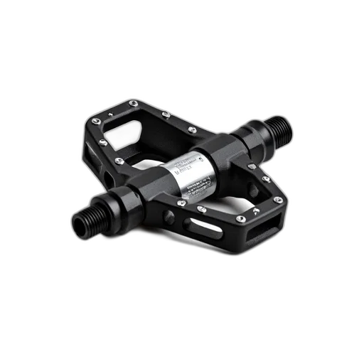 weapon, pair, black, mountain, bike, pedals, silver, metal transparent PNG cut-out