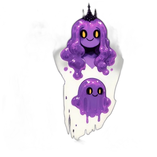 creature, mask, crown, face, concept art, watercolor, pixel art, fantasy art transparent PNG cut-out