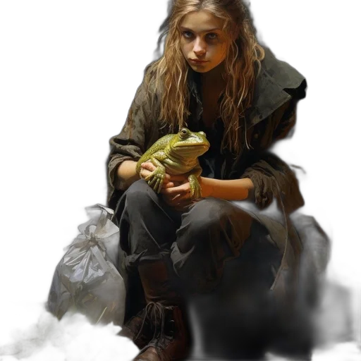 dragon, shoes, jacket, concept art, photorealistic, fantasy art, comic book art, rain transparent PNG cut-out