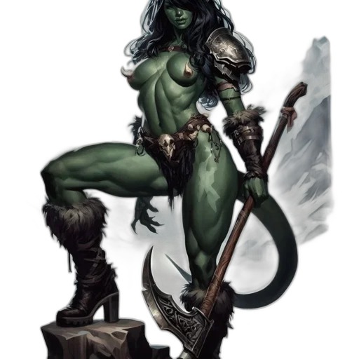 dragon, fantasy art, concept art, comic book art, pixel art, green, fierce-looking, woman transparent PNG cut-out