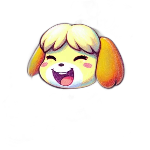 animal, face, creature, staff, pixel art, anime, concept art, watercolor transparent PNG cut-out
