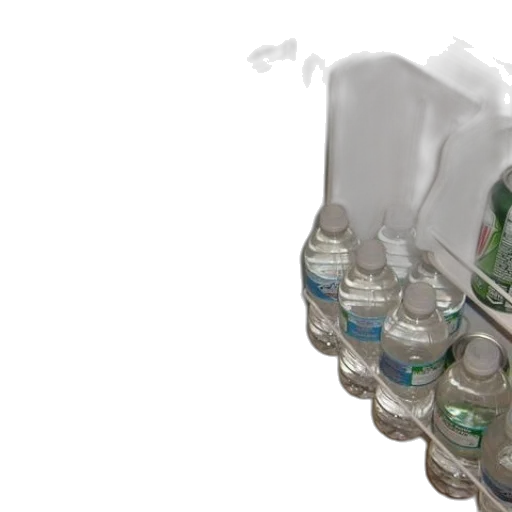 bottle, 3d render, photorealistic, mini, fridge, mountain, dew, water transparent PNG cut-out