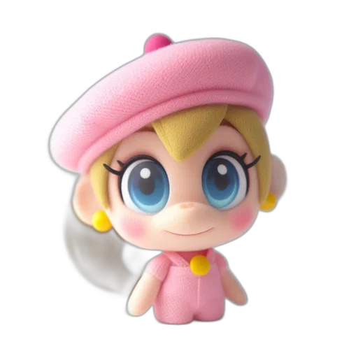 hat, staff, 3d render, concept art, photorealistic, cartoon, animated, character transparent PNG cut-out
