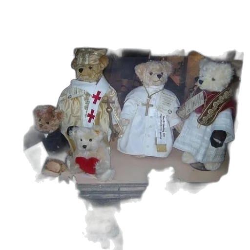 staff, jewelry, furniture, 3d render, display, teddy, bears, dressed transparent PNG cut-out