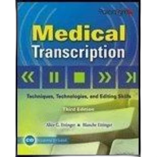 image, cover, book, titled, medical, transcription, techniques, technologies transparent PNG cut-out