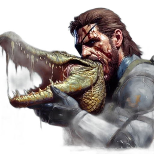 creature, dragon, concept art, fantasy art, photorealistic, comic book art, rugged, wounded transparent PNG cut-out